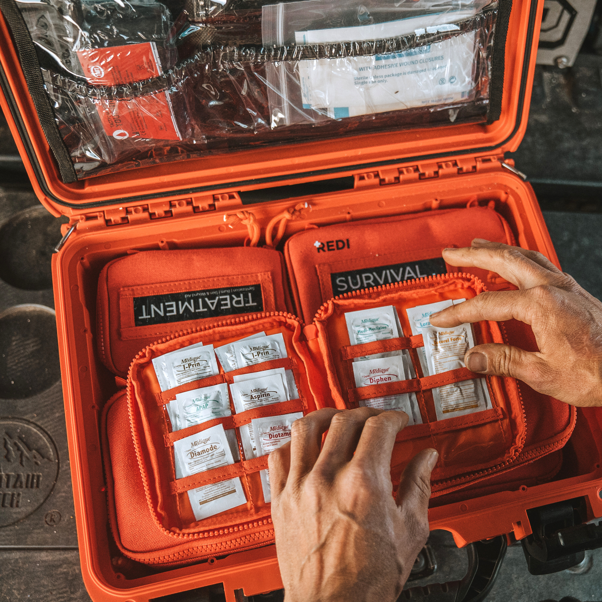 The Roadie PRO roadside emergency kit ready for trucks, overlanding and off-grid travel
