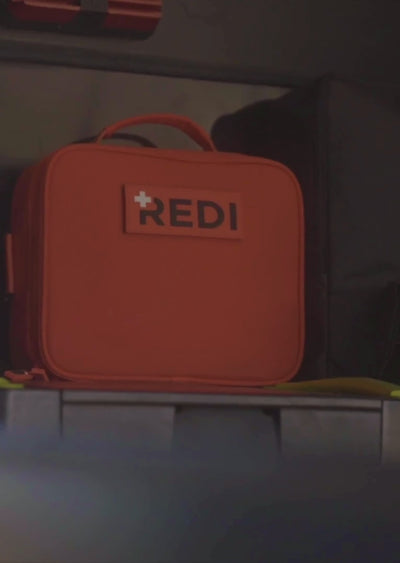 Driving with the REDI Roadie car emergency kit