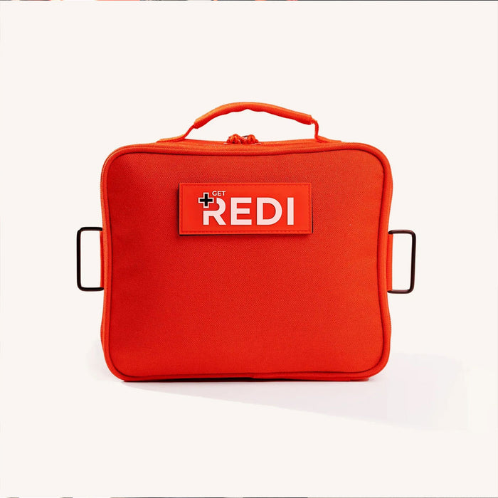 The Roadie PLUS car emergency kit with quick-release trauma pack, 118 items